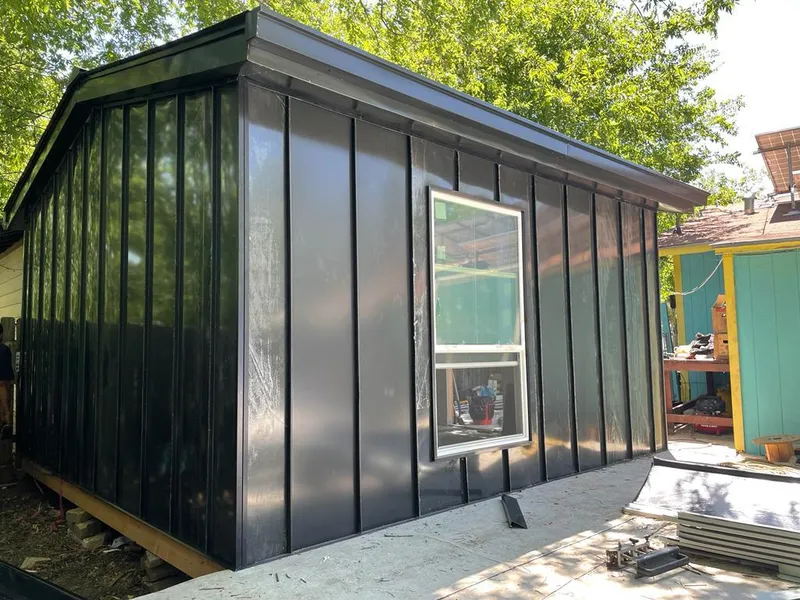 Black standing seam metal wall panels for Roof Inspection in Aliquippa