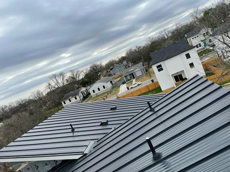 Standing seam metal roof panels with vents for Skylight Repair in Aliquippa